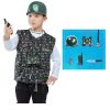 XYYEA Firefighter Doctor Chef Lawyer Kid Roleplay Career Uniform Career Day Costume